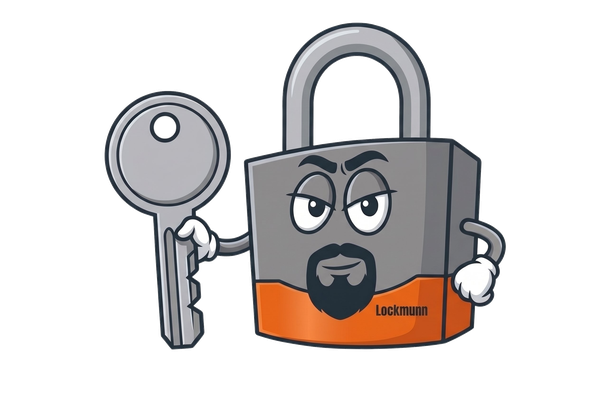 LockMunn Locksmith mascot